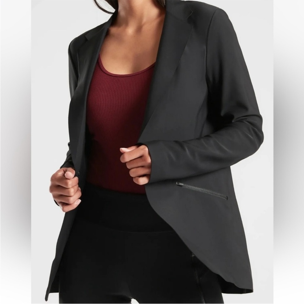 Athleta Interstellar Blazer Black Size 4